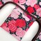 Wrapables Small JoliBag Nylon Reusable Grocery Bag, 2 Pack, Rose Garden